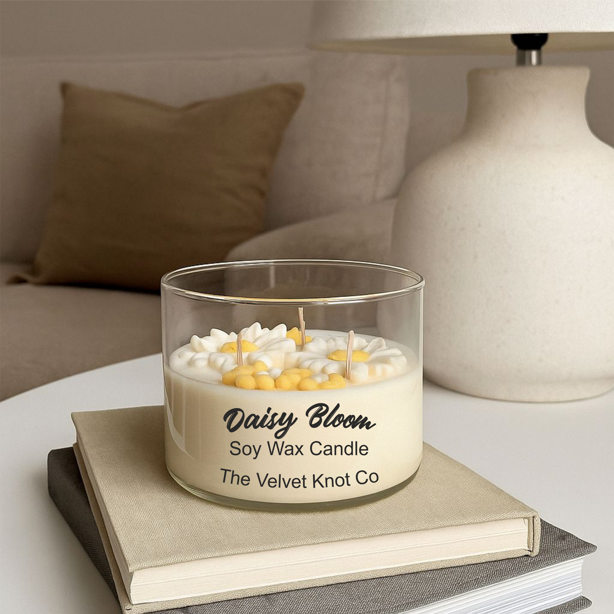 Daisy Bloom Soy Wax Candle