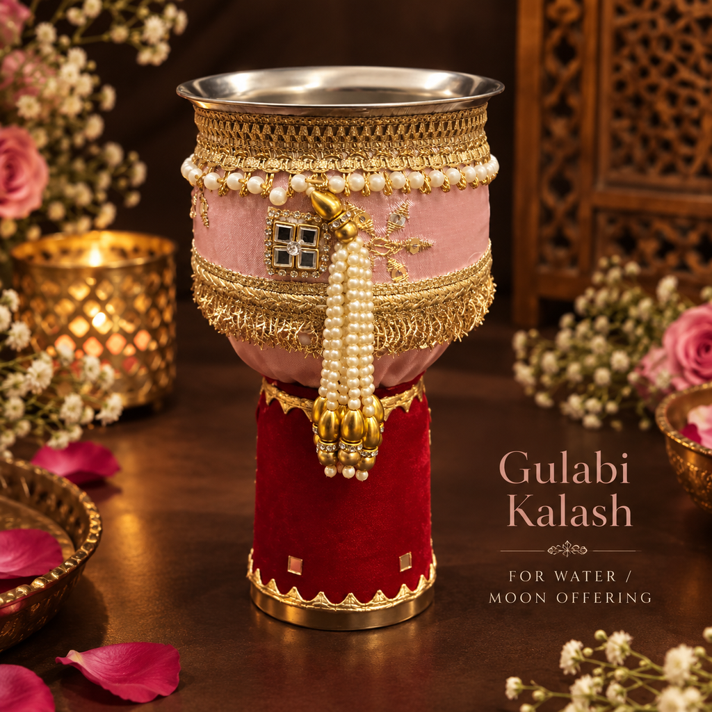 Gulabi Noor – Luxe Pooja Thali