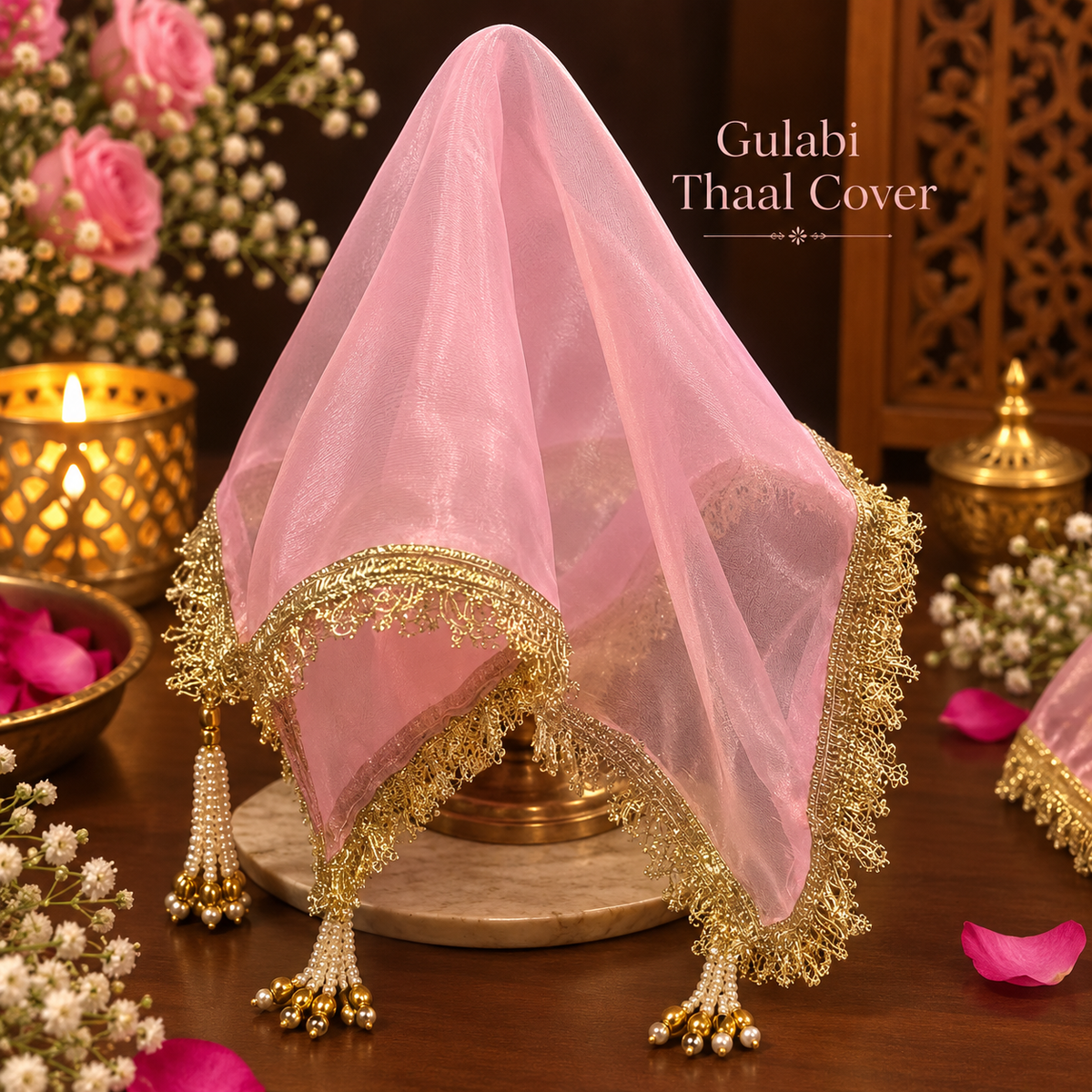 Gulabi Noor – Luxe Pooja Thali