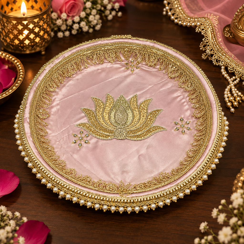Gulabi Noor – Luxe Pooja Thali